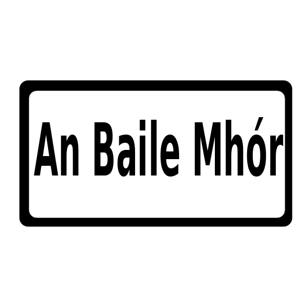 Ballymore Road sign.